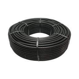 Tub flexibil copex Gewiss 16 mm, PVC ignifug, 750N, negru, 100 m/rola