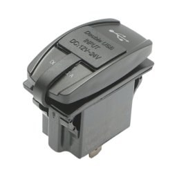 Incarcator auto USB 12V/24V cu 2 porturi USB, iesire 5V 3.1A