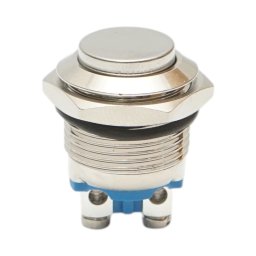 Buton pornire metalic universal ON/OFF 12-24V 10A, 16 x 19.2 mm