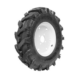 Roata completa 6.00-12 R1 10PR cu profil crampon si janta alba