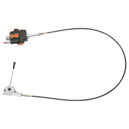 Distribuitor hidraulic cu 1 maneta, cablu 2 m, 250 bar, 80L/min, Breckner Germany