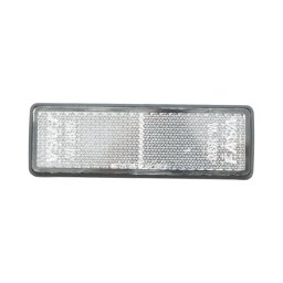 Reflectorizant auto dreptunghiular alb cu adeziv 90x32 mm Breckner Germany