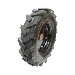 Anvelopa 600/12 R1 8PR cu janta neagra si profil crampon Thor