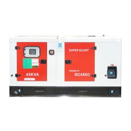 Generator electric trifazic diesel 45 kVA, 400V, insonorizat, motor Ricardo