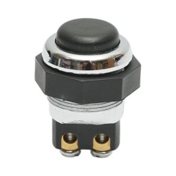 Buton pornire universal negru 12V-24V, 2 pini, 10A/5A Autospeed