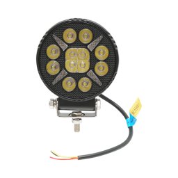 Proiector LED rotund 22W cu DRL alb-galben 9-36V, IP68, Breckner