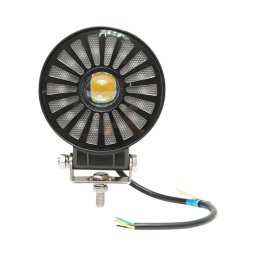 Proiector LED rotund cu DRL 17W, 9-36V, IP68, aluminiu, alb-rosu-galben