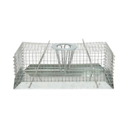 Capcana metalica tip cusca pentru soareci si rozatoare, 18,5x10x7 cm