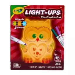 Crayola: Lumină de noapte colorabilă și lavabilă - bufniță