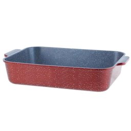 Tavă pentru cuptor și plită Oliver Voltz OV54322BS30, 30 x 21 x 5,7 cm, Emailata, Antiaderenta, Inducţie, Rosu melanj