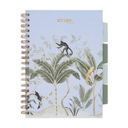 Caiet cu spirala si separatoare, STRIGO PADS Project Book Africa, B5, Matematica, PADS071