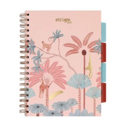 Caiet cu spirala si separatoare, STRIGO PADS Project Book Africa, B5, Matematica, PADS070