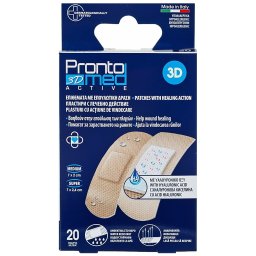 Plasturi Vindecare Rapidă cu Acid Hialuronic Rezistent la Apa Cicatrizare Redusa 20 Buc