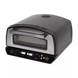 SOMOGYI ELECTRONIC Grill pizza electric 1680-2000W 450°C pizzakő LED ecran HGPZ450