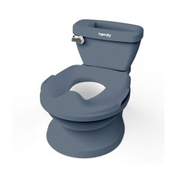 Ingenuity - Toaletă pentru copii MY SIZE, cu sunet, albastră, 2xAAA