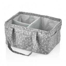 Geanta organizator pentru scutece si accesorii copii/bebelusi, babyjem, 25x35 cm (culoare: gri)