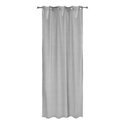 Tamas perdea opaca 140x235 cm, 100% poliester, gri - Verificat A · Re-Bloom