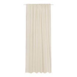 Saole draperie opaca 140x270 cm, bumbac/in, lavabila 30°C, crem - Verificat A · Re-Bloom