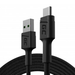 Cable USB-A - USB-C Green Cell GC PowerStream 200cm, with Ultra Charge, QC 3.0