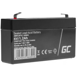 Battery AGM VRLA 6V 1.2Ah