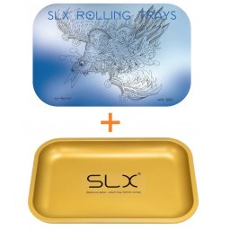 SLX Set Tava de rulat nelipicioasa yellow + Capac magnetic nelipicios War Bird 28x18cm (USA)