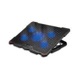 Suport de răcire pentru laptop 5x ventilator 2xUSB negru
