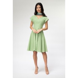 Rochie de in uni cu croi amplu YANIRA, Hermosa, olive