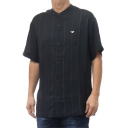 EMPORIO ARMANI Cămaşă EM005144AF20445 FC110 pinstripe blac-cream