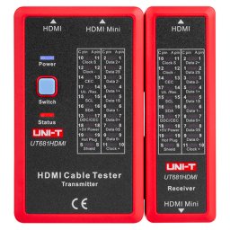 Tester cablu HDMI si Mini-HDMI Uni-T UT681HDMI, cu scanare LED
