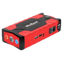 Jump starter auto Rebel 10000 mAh cu compresor, power bank si lanterna LED