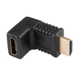 Adaptor HDMI 90° (unghi drept) tata–mama pentru TV, monitor si PC