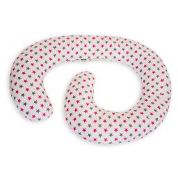 Perna multifunctionala pentru gravide si alaptare MyKids 180 cm White Grey-Pink