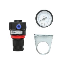 Regulator de presiune aer comprimat 1/4, max. 10 bar cu manometru