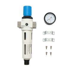 Filtru de aer cu regulator de presiune 1/4, max. 16 bar, cu manometru