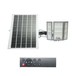 Lampa LED 1300lm, 6500K cu panou solar 25W, baterie LifePO4 3.2V/15Ah, senzor de miscare si telecomanda IP66 Breckner Germany