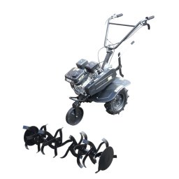 Motocultor 7CP cu freza 100cm, motor benzina 4 timpi 212cc OHV, viteze 2+1, transmisie pe curea, roti 4.00-8 Breckner Germany
