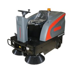 Masina de maturat stradala cu aspirare, 48V/80Ah, 1380 mm, 120L