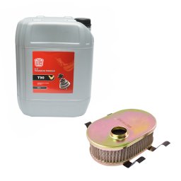 Pachet ulei transmisie T90 20L si filtru magnetic pentru tractor UTB U-650