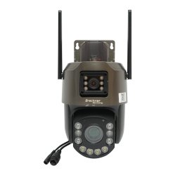 Camera de supraveghere WiFi 6MP cu lentila duala, PTZ 360 si detectie umana