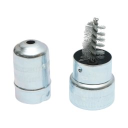 Perie metalica pentru curatat borne baterie auto, compacta si eficienta