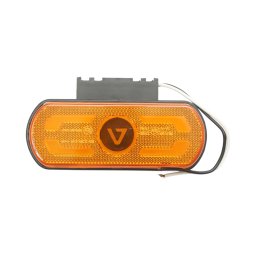 Lampa gabarit laterala LED galbena 12-24V cu suport Breckner