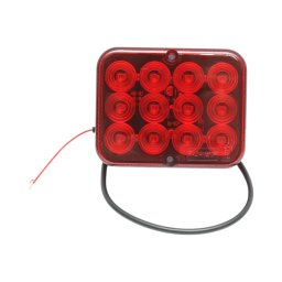 Lampa ceata spate LED rosie 12V/24V, 12 LED-uri, Breckner