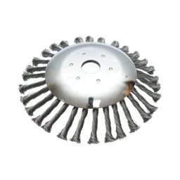 Disc perie sarma pentru motocoasa 200x25,4 mm din otel rasucit Breckner Germany