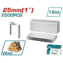 Capse TOTAL 25 mm GA18, 2500 buc, compatibile TAT81501 si TCSNLI6005/6008