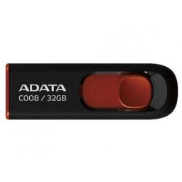USB 2.0 32 GB ADATA C008 Black&Red 'AC008-32G-RKD'