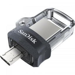 Stick Memorie SanDisk Ultra Dual m3.0 32 GB, USB 3.0, Black-Silver