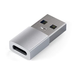 Adaptor Satechi ST-TAUCS, USB Type-C - USB, Argintiu