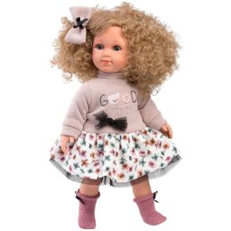 Papusa Llorens - Elena, cu rochie din flori, 35 cm