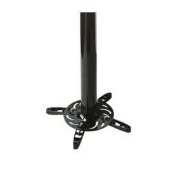 Suport Proiector ART RAMART P-104, montare tavan, reglabil 110-197 cm, sarcina max. 15 kg, rotatie 360°, inclinare +/-15°, Negru