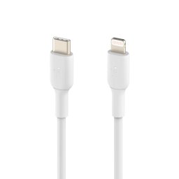 Belkin BOOST CHARGE USB-C to Lightning Cable, PVC - 1M - White